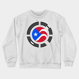 Puerto Rican Korean Multinational Patriot Flag Series Crewneck Sweatshirt